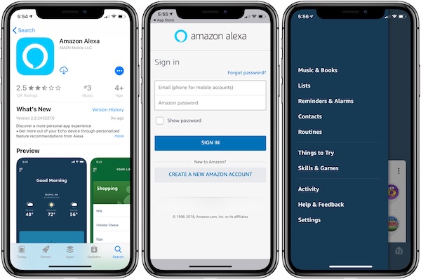amazon echo dot app for iphone