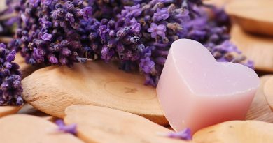 Homemade goat milk soap